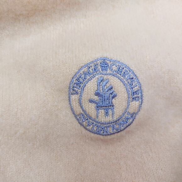 Chrysler Invitational Cashmere Sweater Vest J. McInerney Scotland Golf Vintage - Picture 8 of 10